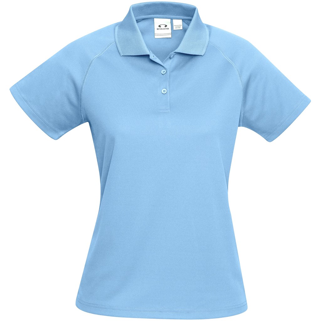 Ladies United Golf Shirt - Navy Lime