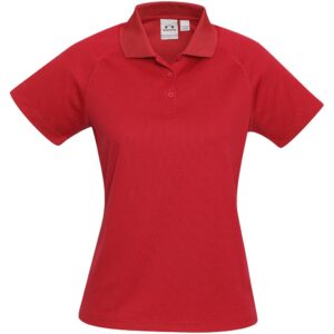 Ladies United Golf Shirt - Red
