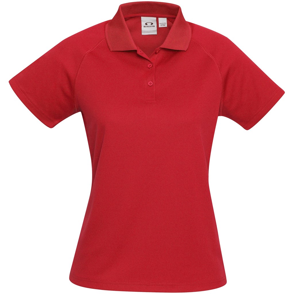 Ladies United Golf Shirt - Red