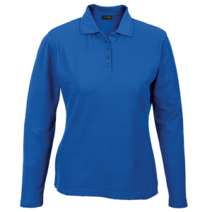 175g Pique Knit Long Sleeve Golfer Ladies
