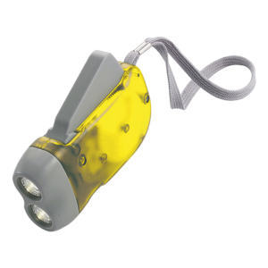 Dynamo Torch with 2 LED Lights