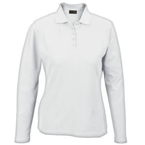 175g Pique Knit Long Sleeve Golfer Ladies