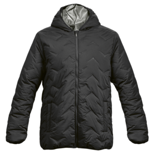 Mock-Quilt Hooded Puffer Mens
